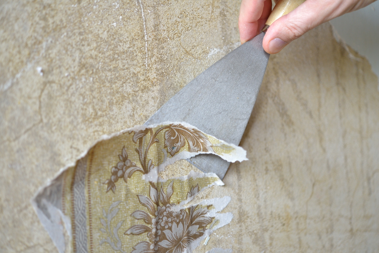 Removing old wallpaper in Livermore